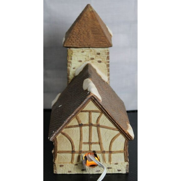 "Shops of Dickens' Village Church Building" Dept. 56 - Porcelain Hand Painted - Picture 5 of 7